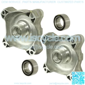 Front Left Right Wheel Hubs And Ball Bearings for Polaris RZR 800 EFI 2008-2014