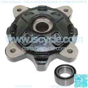 Front Wheel Hub And Ball Bearing for Polaris RZR 4 800 RZR4 800 EFI 2012-2014