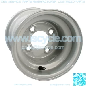 1 Golf Cart Wheel Silver Steel 8x7 Centered Club Car EZGO Yamaha 4x101.6mm