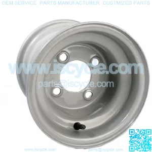 1 Golf Cart Wheel Club Car Grey Steel 8x7 Centered Offset