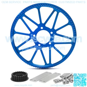 Dirt Ebike 23 28 Teeth Secondary Drive Belt Pulleys Kit For Segway X160 & X260 Sur-ron Light Bee