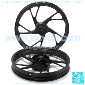 17" Motorcycle Casting Spoke Rim Set For TITAN150