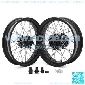 Motorcycle Spoke Wheel Rims Set For Husqvarna Svartpilen 401 / KTM Duke 390