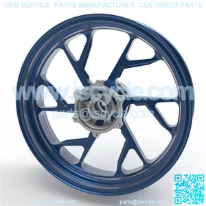 3.5 *17 Inch Cnc Machining Casting Aluminum Motorcycle Wheels