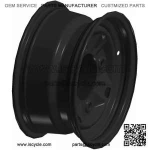 Polaris Off Road Rim, 12 x 6, Black,  OEM Part 1523395-067, Qty 1
