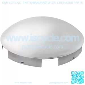 10504 StainleSteel Front Hub Cap, 1 Inch Lip, 6 Uneven Notches