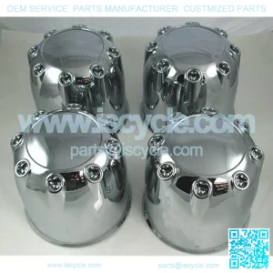 4 pieces Brand NEW Set For ULTRA CHROME WHEEL 8 LUG CENTER CAP 89-8114 80181660F-2 / C800901 LG0710-34 Ultra A898114 Wheel Center Caps With Screws Kit US Shipment