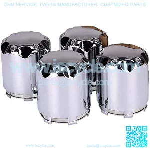 Golf Cart Wheel Alloy Center Hub Cap 8,10,12 Inch Push in Style Chrome Center Caps for Golf Cart Wheel