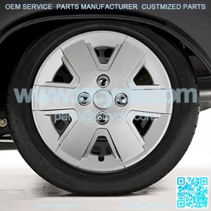 Set of Four 15' Silver Hubcap Wheel Covers for Ford Focus 2006-2011 (Push-on)