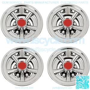 PIT66 Golf Cart Wheel Covers 8" Hub Cap Compatible with Yamaha Club Car Ezgo