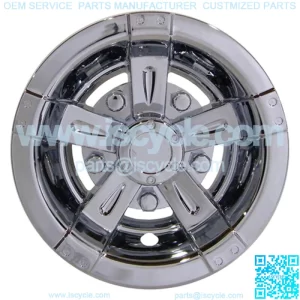 Wheel Cover, 8" Vegas Chrome - Set of 4