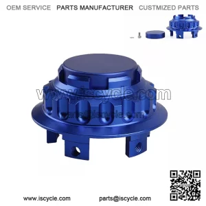 Mercedes-Benz wheel center cover #blue
