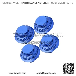 BMW Honda wheel center cover #blue