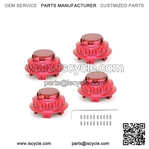 BMW Honda wheel center cover #red