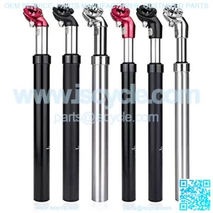 Bike Seat Posts Bike Suspension Seatpost 27.2mm 31.6mm Alumium AdjustSeatpost for MTB Road Bike Mountain Bike Fixed Bike Seatpost