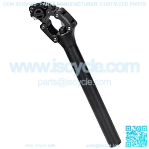 Suspension Mountain MTB Road Bike Bicycle Seatpost Seat Shock Absorber Post - Travel: 20mm Vertical & 15mm Horizontal - - 31.6mm x 350mm - Recommended Load Weight 176 to 220 lbs