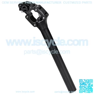 Suspension Mountain MTB Road Bike Bicycle Seatpost Seat Shock Absorber Post - Travel: 20mm Vertical & 15mm Horizontal - - 30.9mm x 350mm - Recommended Load Weight 176 to 220 lbs