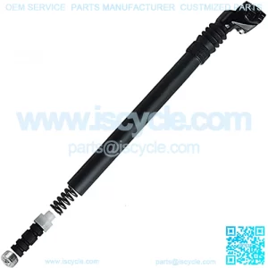 Bike Seatpost, Suspension Shock Absorber Seatpost, 25.4mm/27.2mm/28.6mm/30.4mm/30.9mm/31.6mm x 350mm Alluminum Alloy AjustBicycle Seatpost for MTB Road Bike BMX (Black)