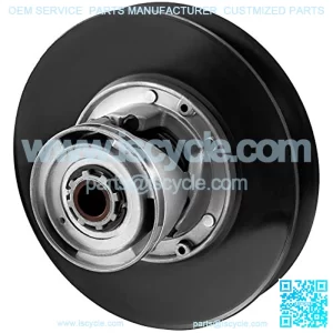 Golf Cart Driven Clutch Fit for EZGO 2-Cycle 1976-88 Gas Models Torque Driven Clutch Primary Driven Clutch, with Movable Sheave, Heat-Treated Center Shaft