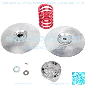 Driven Clutch with Red Spring for Y-amaha Golf Cart Gas 4 Cycle G2/G8/G9/G11/G14/G16/G20/G21/G22
