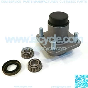 Front Wheel Hub Kit with Bearings, Seal, Dust Cover & Bolts for Club Car 1013046