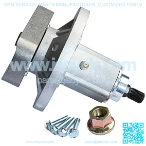 Lawn Mower Spindle Assembly for John Deer GY20050 GY20785 L100 L107 L108 L110 L120 L130 GX20250 with 1067mm 42 inch and 1912mm 48 inch Deck with 4 Tapped Bolts