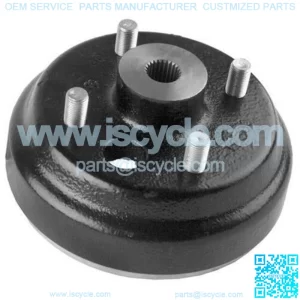E-Z-GO OEM Brake Drum W/ Wheel Lugs (Years 1975-Up)