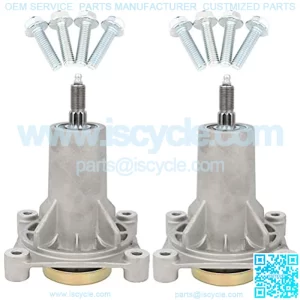 Lawn Mower Spindles 4-hole Deck Spindle Assembly Replacement for AYP & for 187292 192870 of 2 Pack