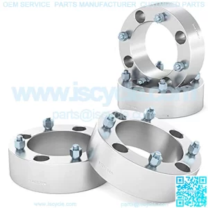 2 inch ATV Wheel Spacers (4x137, 110mm Bore, 10x1.25 Studs and Cone Seat Nuts) Compatible with Kawasaki (Read Listing for Year Model) UTV Silver V3 50mm 4pcs