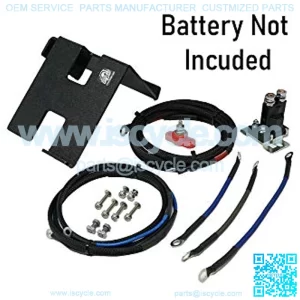 UTV Stereo Can Am X3 2nd Battery Kit (Wire Kit & Battery Mount Only)