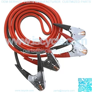 OxGord Jumper Cable Heavy Duty Battery Booster for Most Cars Trucks Vans SUVs - Includes Handy Travel/Storage Bag (4 Gauge 25 Feet)