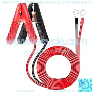 GA-ACC-01 2 Pcs 30A Alligator Clips Booster Jumper Cable for Car Battery Charging r, 6 mm Copper Terminal