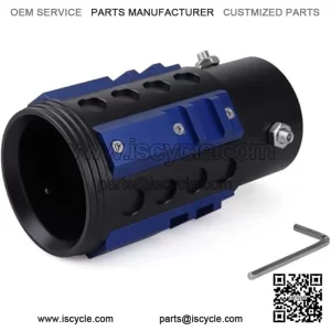 63mm aluminum alloy tail throat #blue