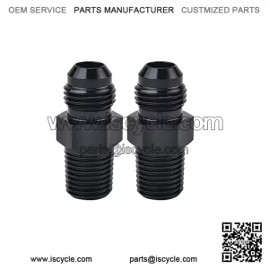 AN4 male to 1/8NPT 2-pack