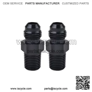 AN4 male to 3/8NPT 2-pack