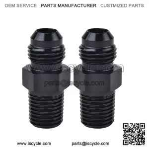 AN6 male to 1/4NPT 2-pack