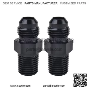 AN6 male to 3/8NPT 2-pack