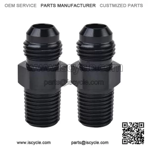 AN6 male to 1/2NPT 2-pack