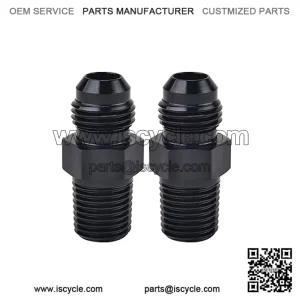 AN10 male to 3/8NPT 2-pack