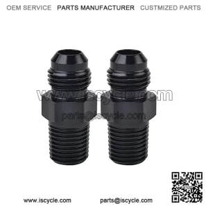 AN12 male to 1/2NPT 2-pack