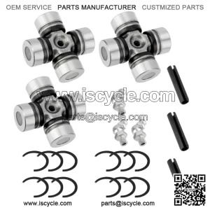 3235616 3235500 Front Rear Prop Shaft U-Joint for Polaris RZR 1000 900 800-4 Turbo RS1 Ranger Crew 1000 900 800 570 500 Diesel ??3 Set??