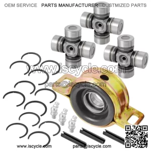 Front Rear Prop Shaft Bearing Carrier & U-joint For Polaris RZR S 4 900 1000 XP