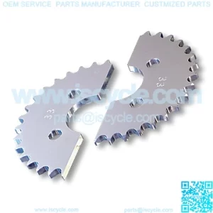 AXLE ALUMINUM, #40 CHAIN, P5237 BOLT PATTERN ?C 1.75?? BORE, 2.75?? BOLT CIRCLE, 23-36 TOOTH