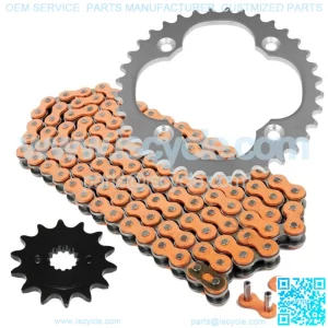 Orange Drive Chain And Sprockets Kit for Suzuki LTR450 Quadracer 450 2006-2009