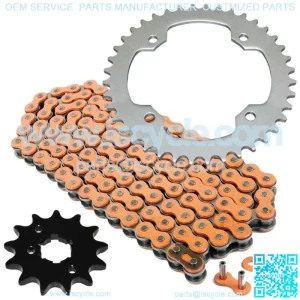 Orange Drive Chain And Sprockets Kit for Yamaha Blaster 200 YFS200 1988-2006