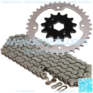 Drive Chain and Sprocket Kit for Yamaha Raptor 350 YFM350 2004-2013