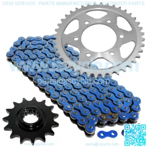Blue Drive Chain And Sprocket Kit for Kawasaki ZZR600 ZX600J 2005-2008