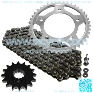 Black Drive Chain And Sprocket Kit for Honda CBR900RR 1993-1999 525-Chain
