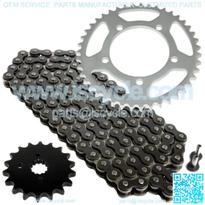 Black Drive Chain And Sprocket Kit for Suzuki GSF1250 Bandit 1250S 2007-2016