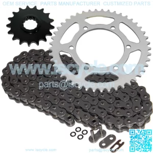 O-Ring Drive Chain and Sprockets Kit for Yamaha R1 YZF-R1 2004 2005 2006 2007 08